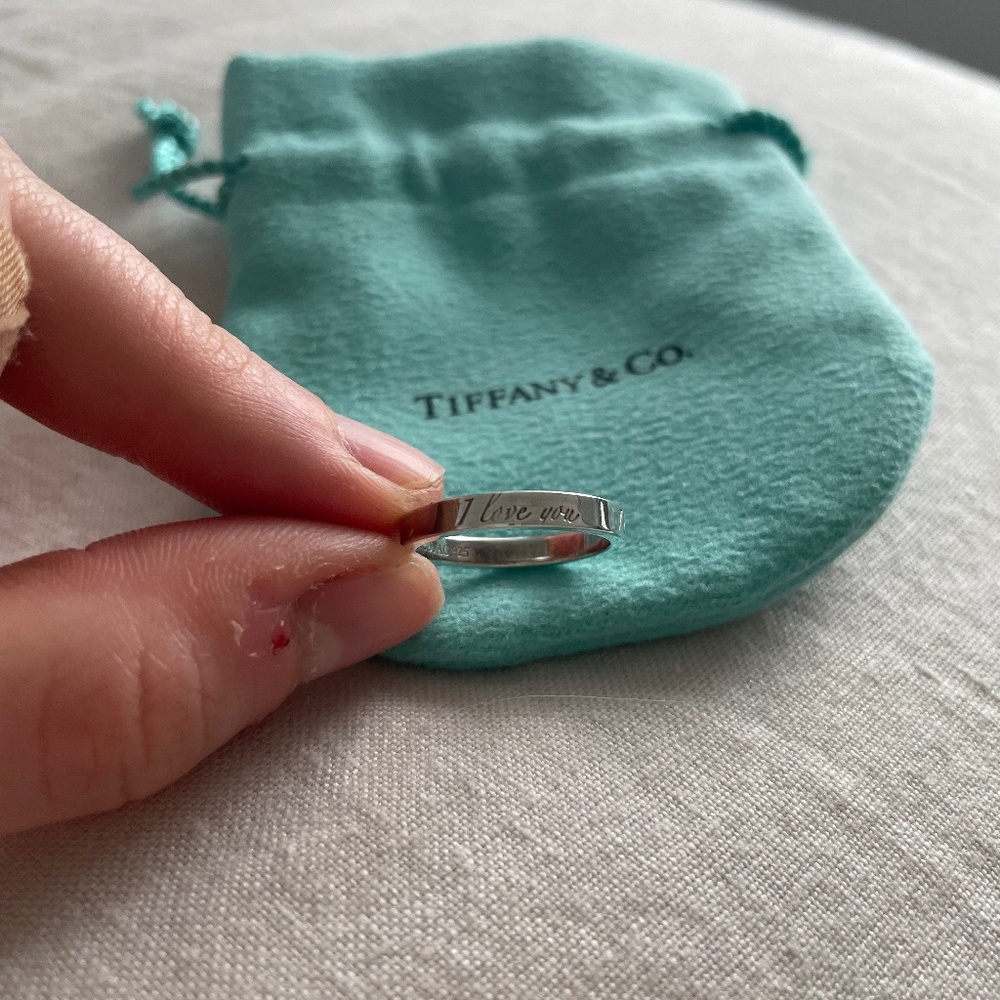 Tiffany and Co I Love You Ring Size 5.5